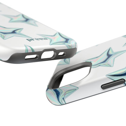 White Starburst Phone Case