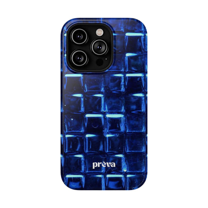 Blue Glass Tile Impact-Resistant Phone Case