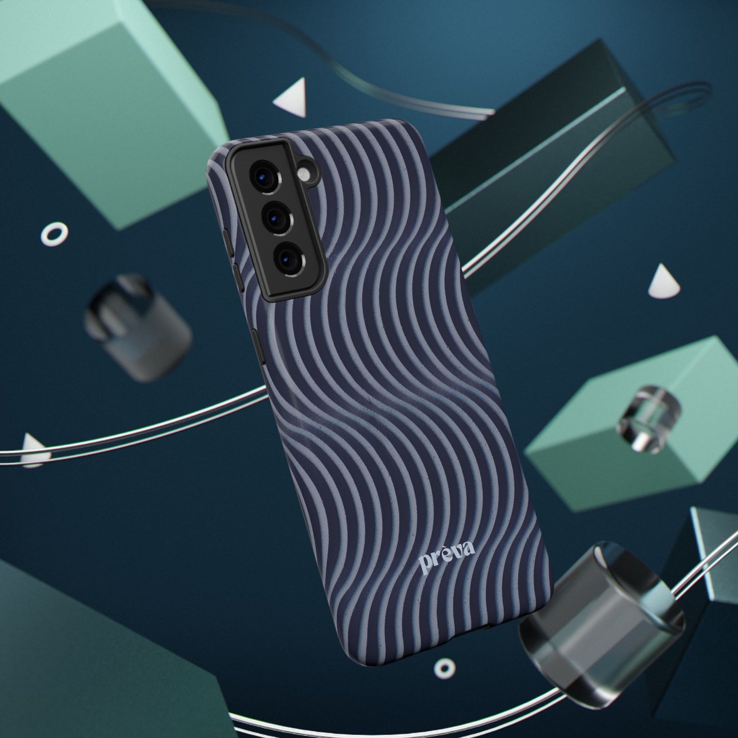 Wavy Navy Phone Case