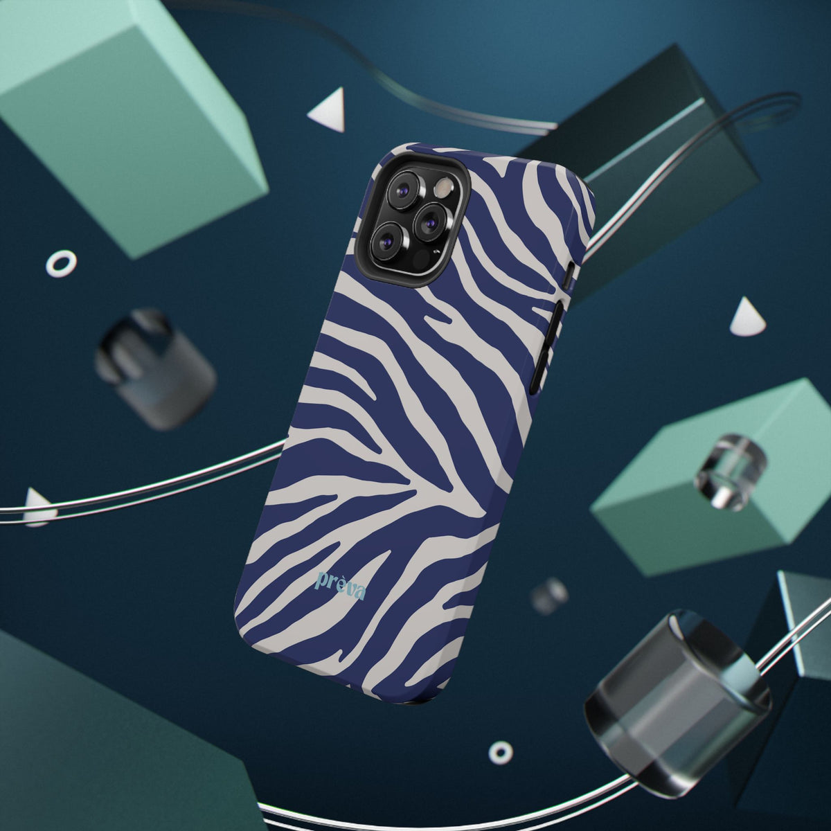 Blue Zebra Phone Case