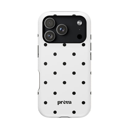 B&W polka dots Phone Case