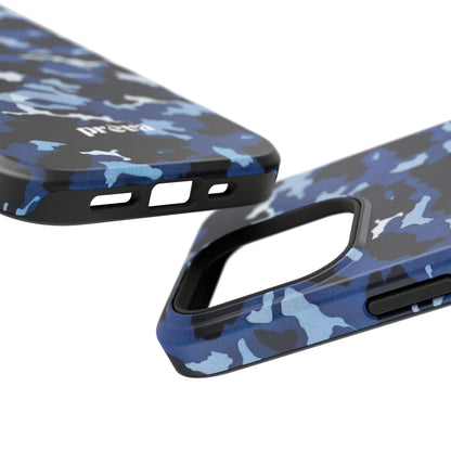 Blue Camo Phone Case