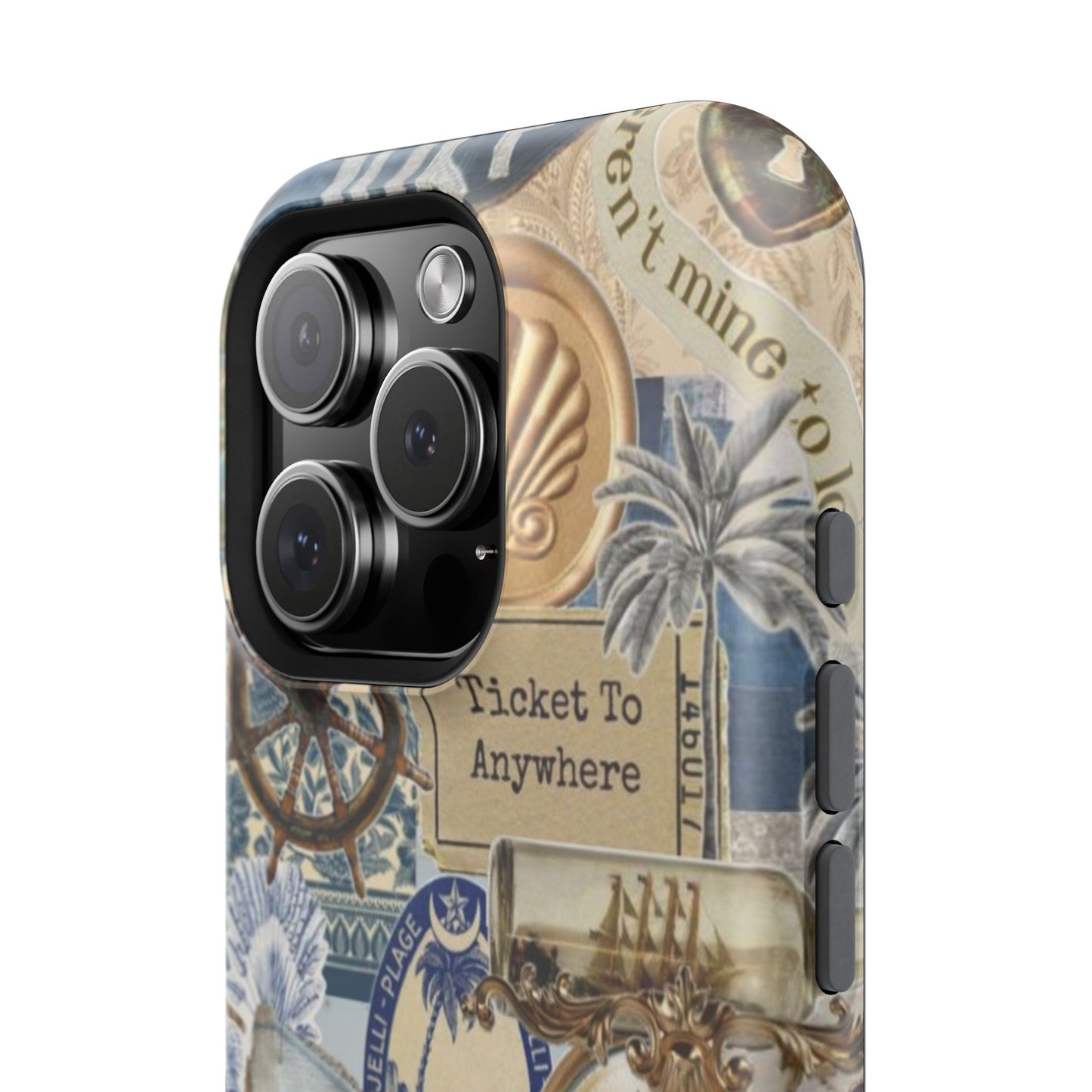Neutral Travel Collage Phone Case