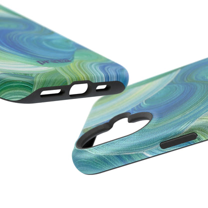 Swirling Ocean Impact-Resistant Phone Case