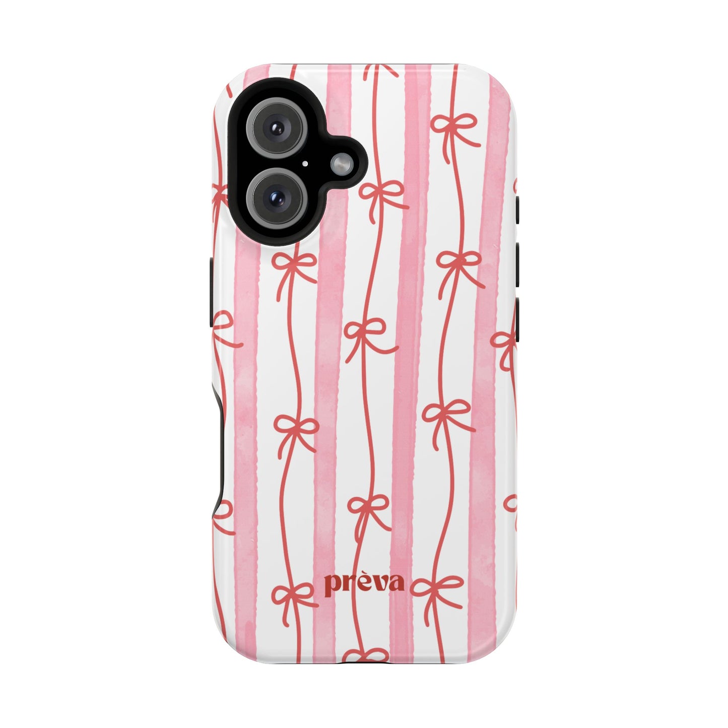 Pink Bow Chain Phone Case
