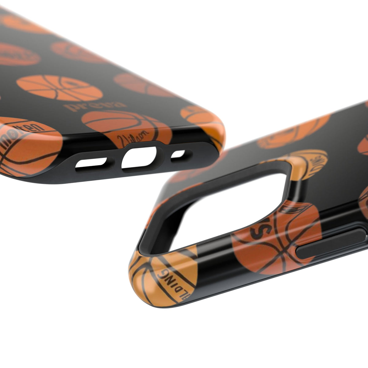 Black Basketball Phone Case