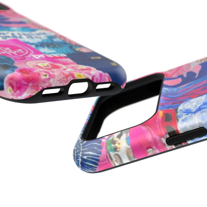 Vibrant Galaxy Collage Phone Case