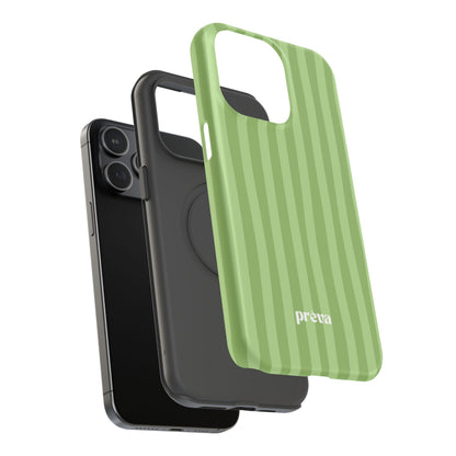 Light Green Stripes Phone Case