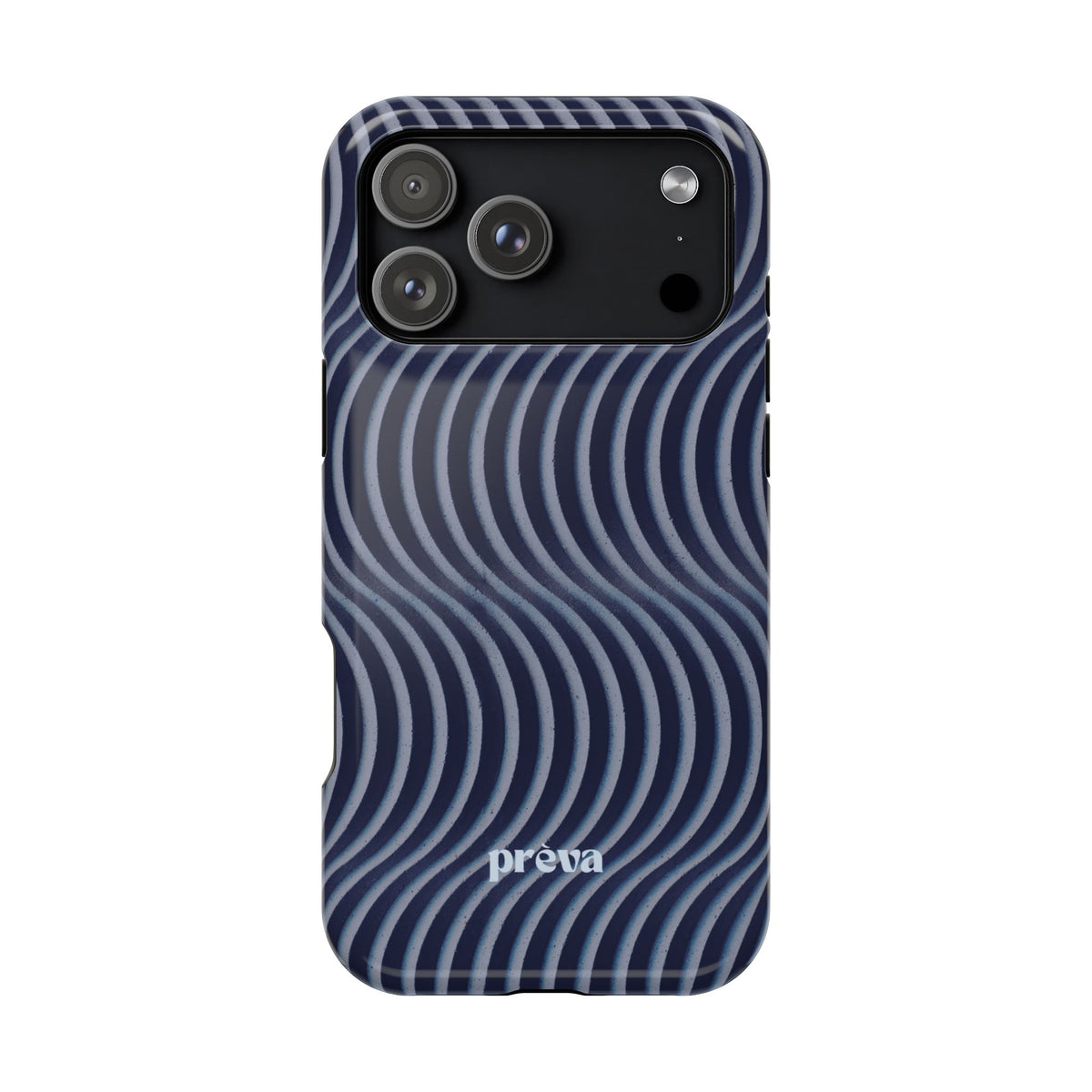 Wavy Navy Phone Case