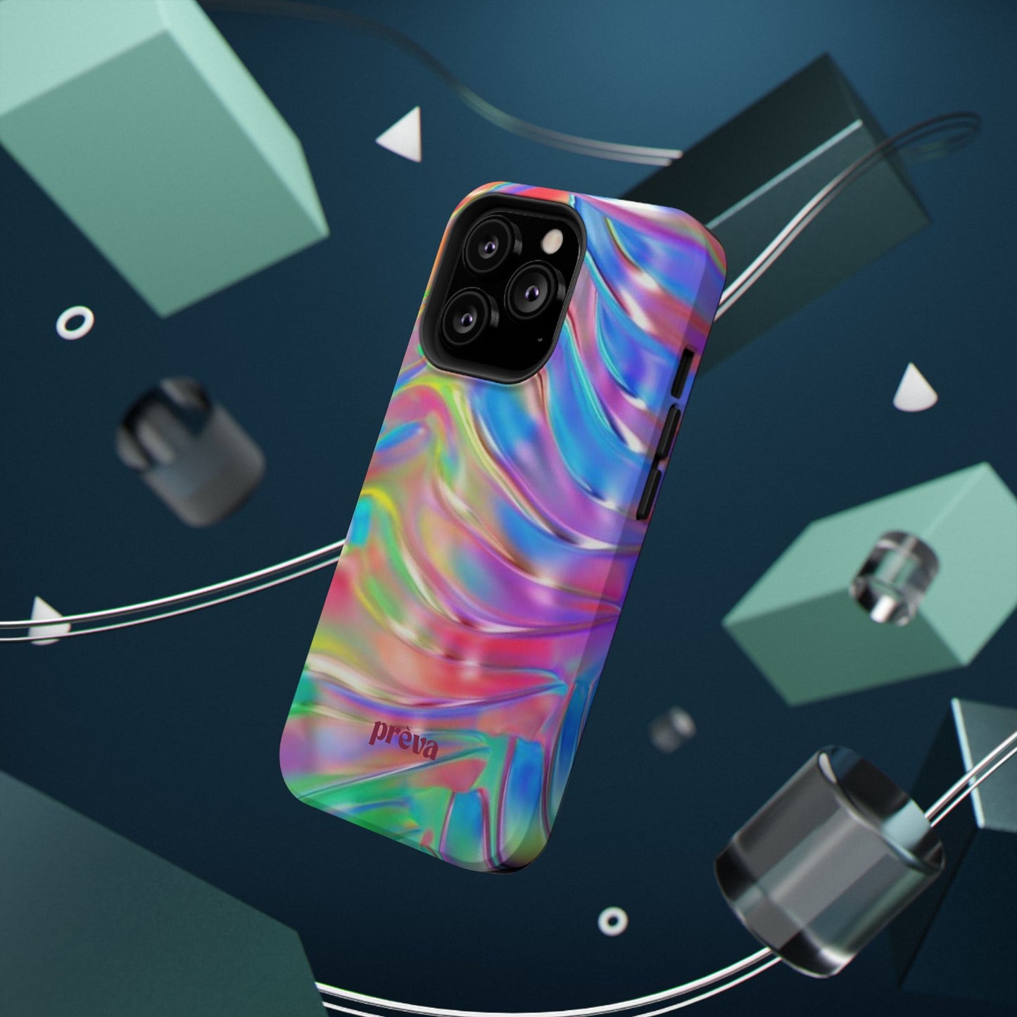 Iridescent Swirl Phone Case