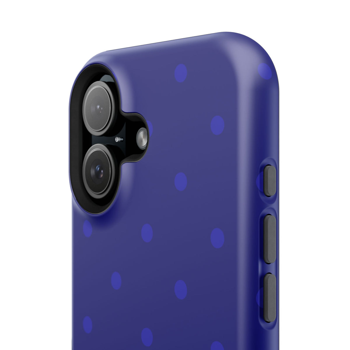 Dark Blue Polka Dots Phone Case