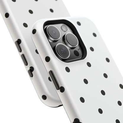 B&W polka dots Phone Case