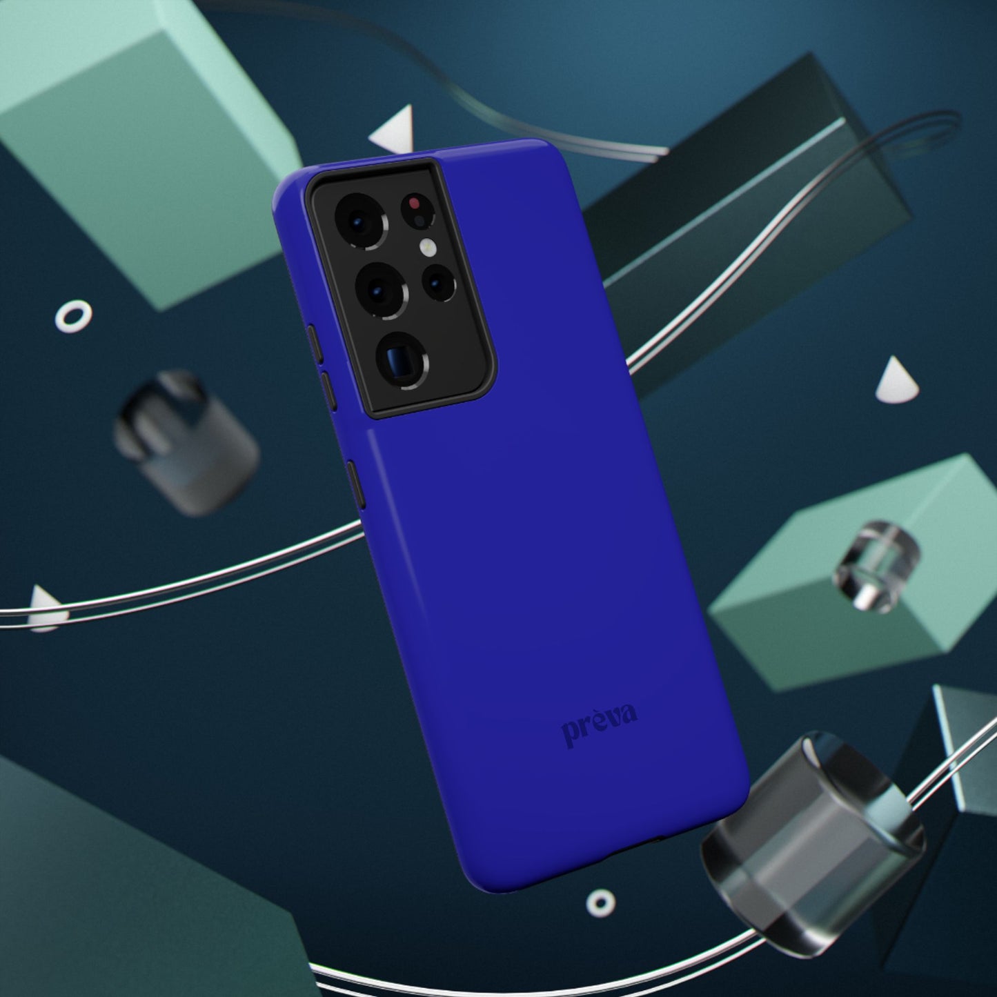 Neon Dark Blue Phone Case
