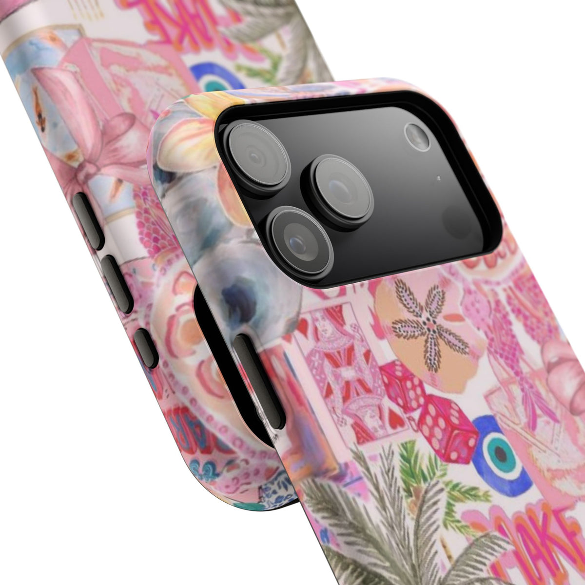 Pink Tropical Collage Phone Case