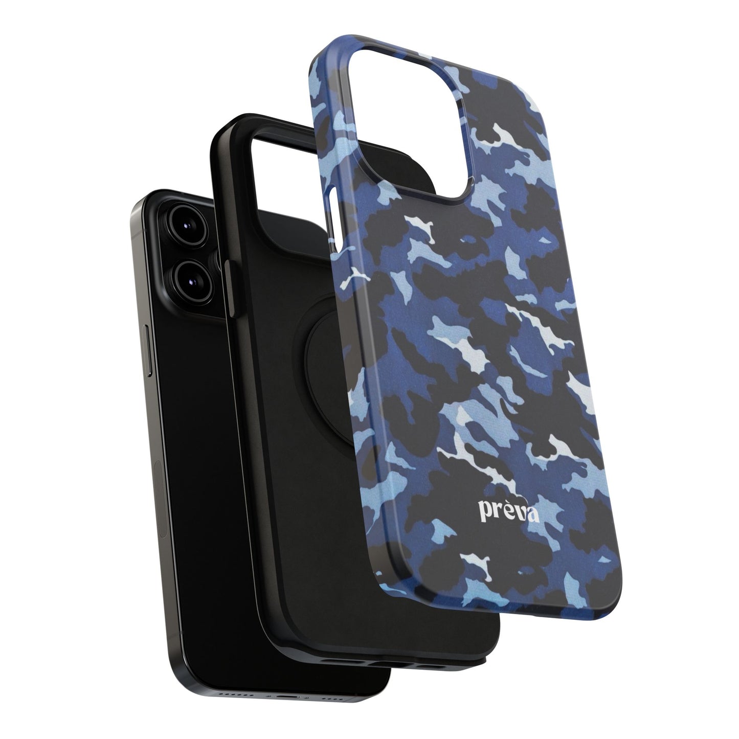 Blue Camo Phone Case