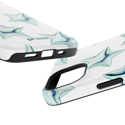 White Starburst Phone Case