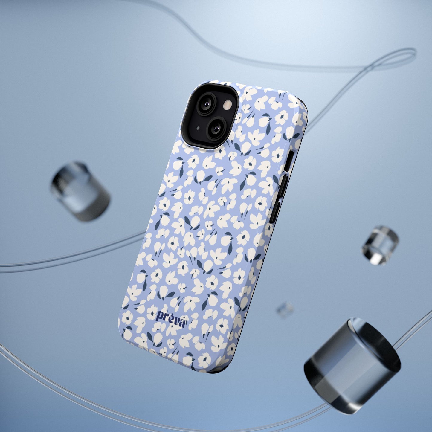 Petals On Blue Phone Case