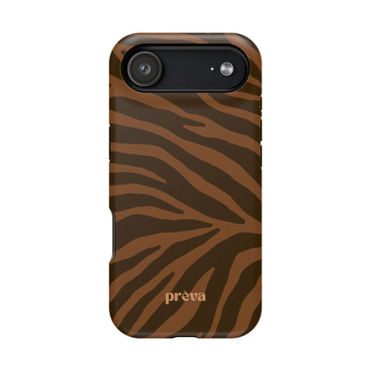 Brown Tiger Stripe Phone Case