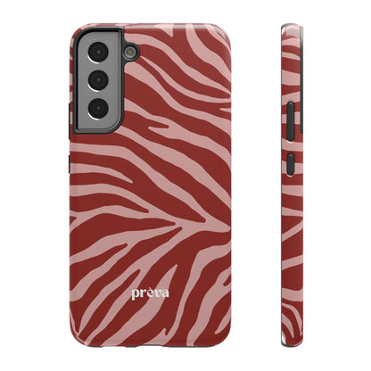 Red Zebra Phone Case