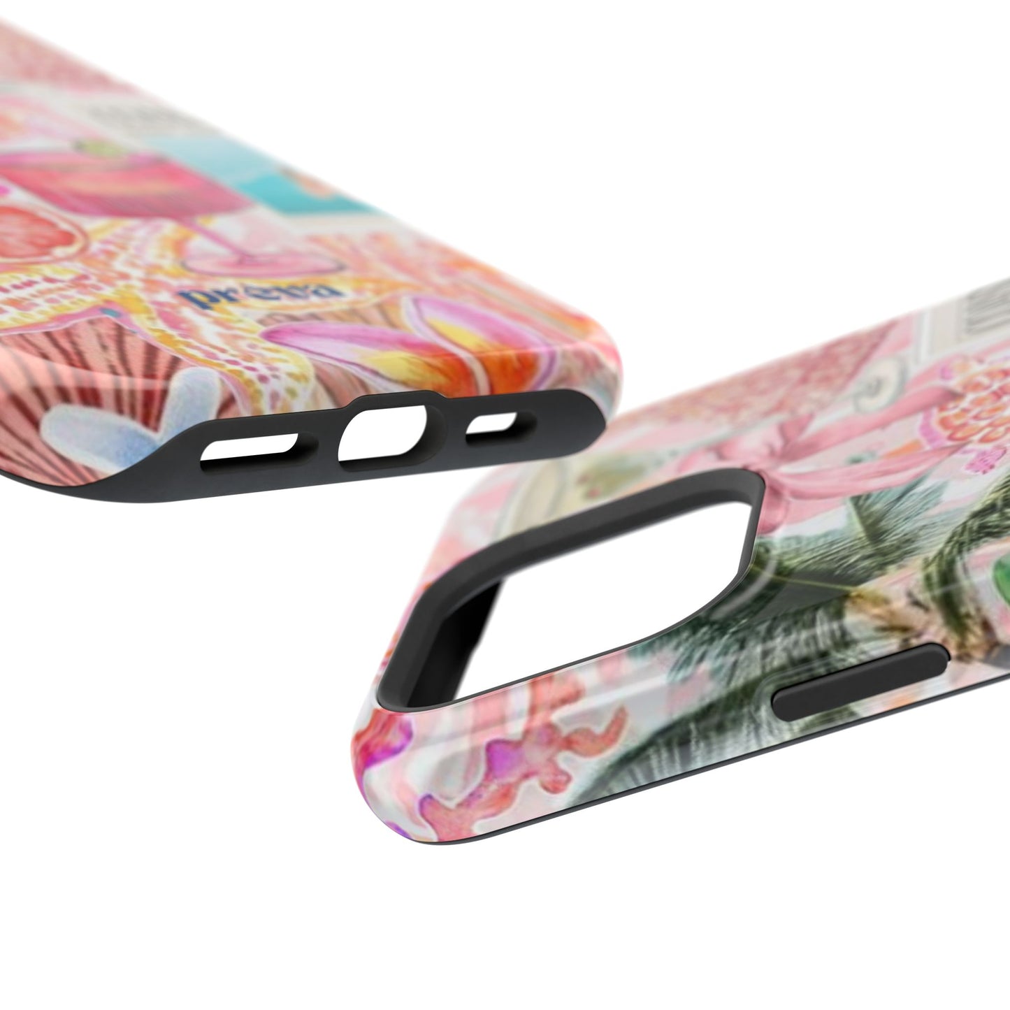 Pink Cocktail Collage Phone Case