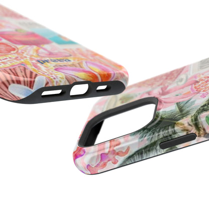 Pink Cocktail Collage Phone Case