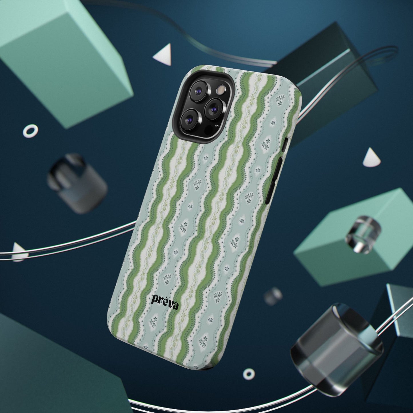 Green Waves Phone Case