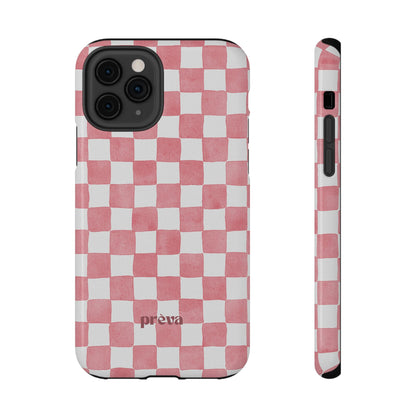 Pink Checkers Phone Case