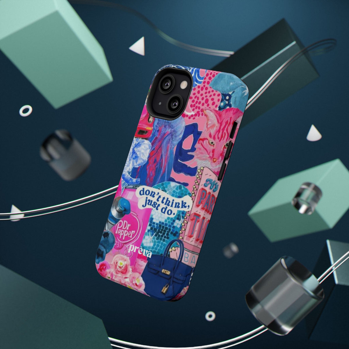Vibrant Galaxy Collage Phone Case
