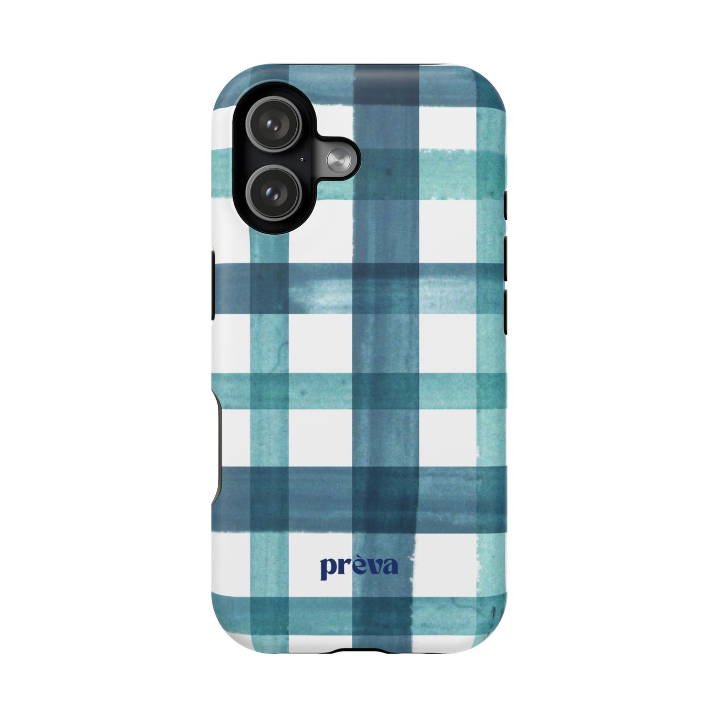 Teal Plaid Phone Case