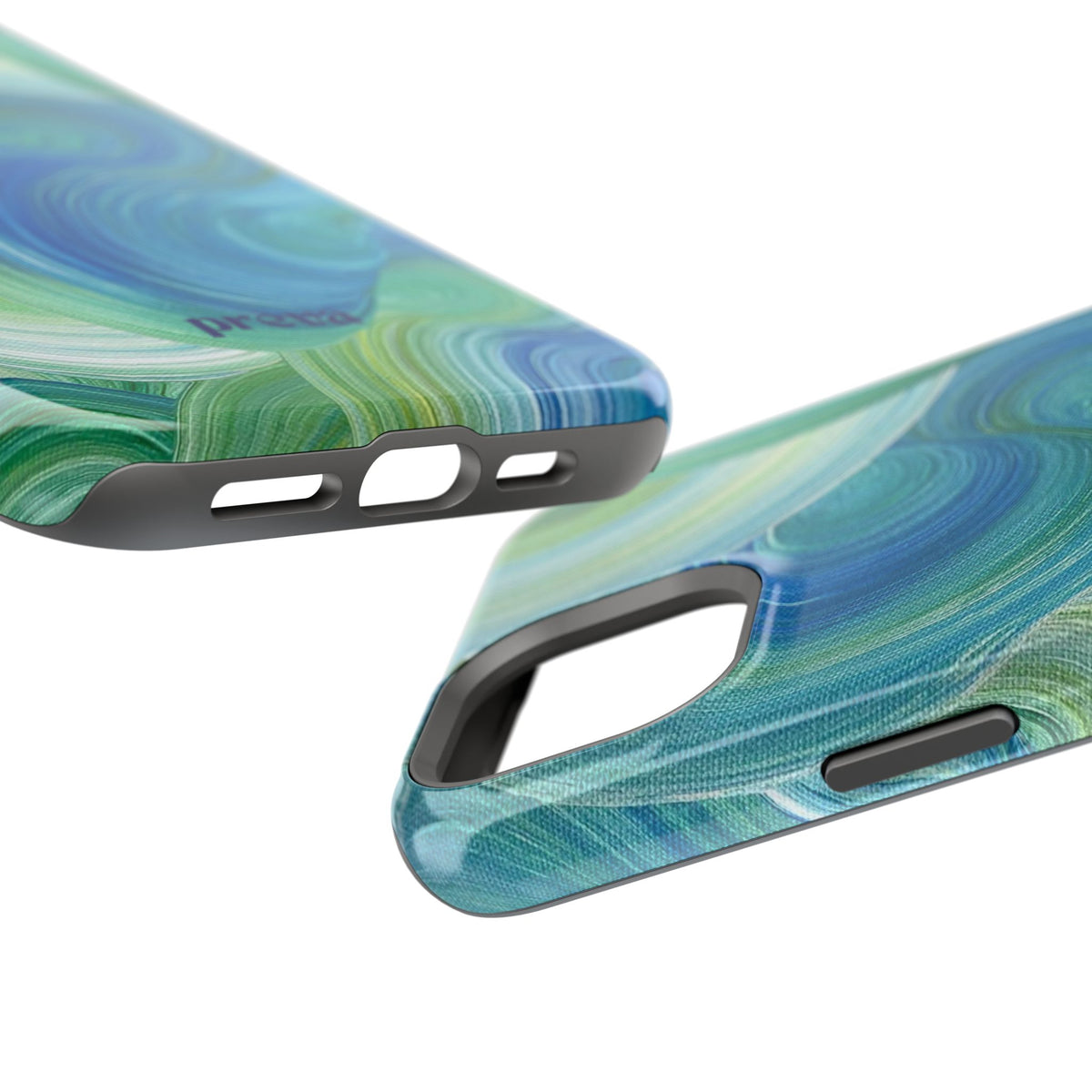 Swirling Ocean Impact-Resistant Phone Case