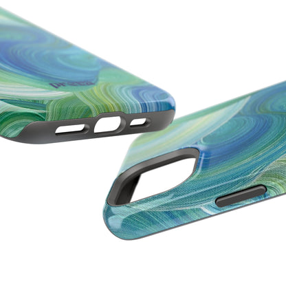 Swirling Ocean Impact-Resistant Phone Case