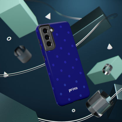Dark Blue Polka Dots Phone Case
