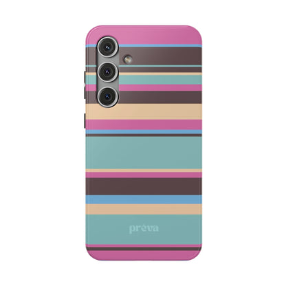 Cocoa Palm Stripes Phone Case
