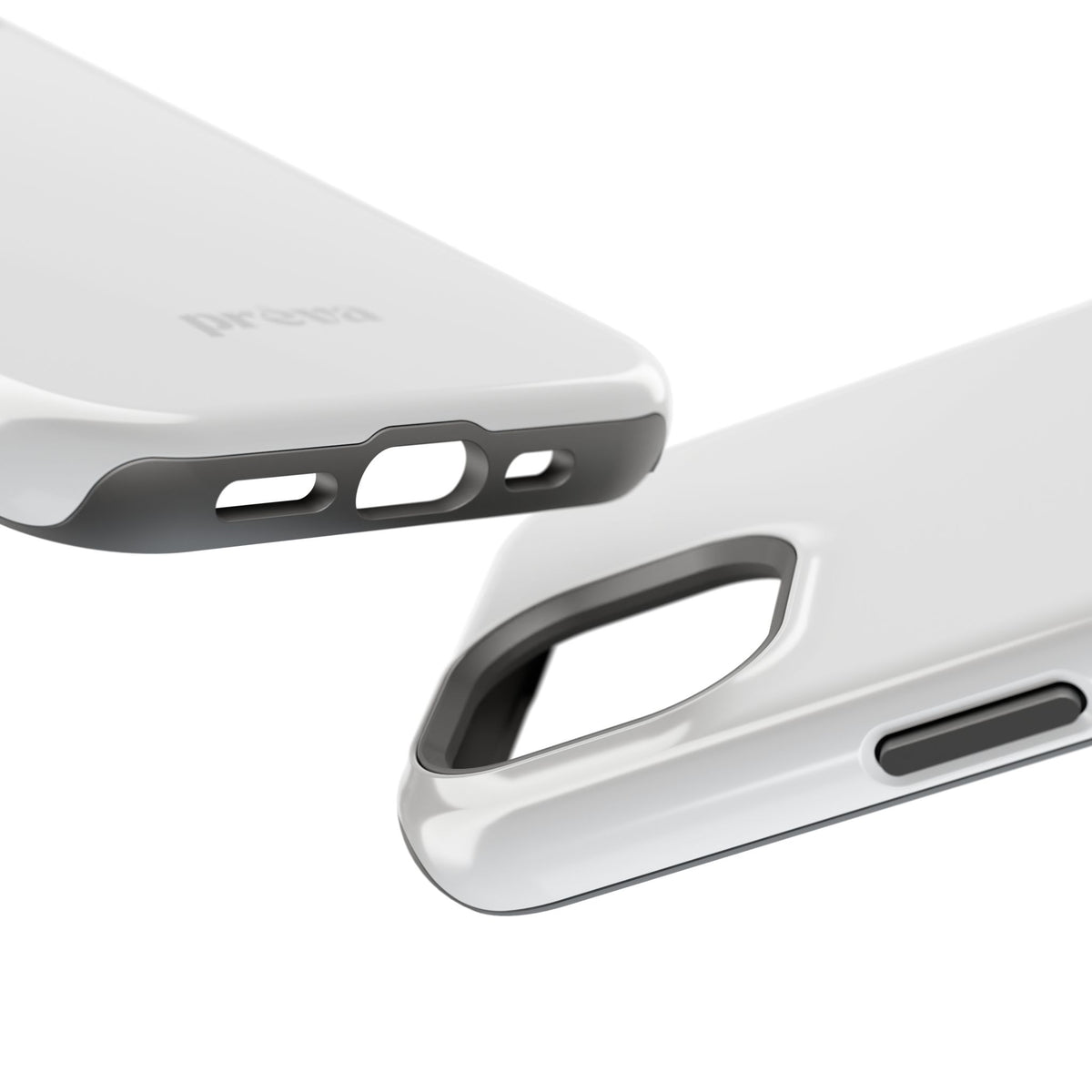 White & Grey Phone Case