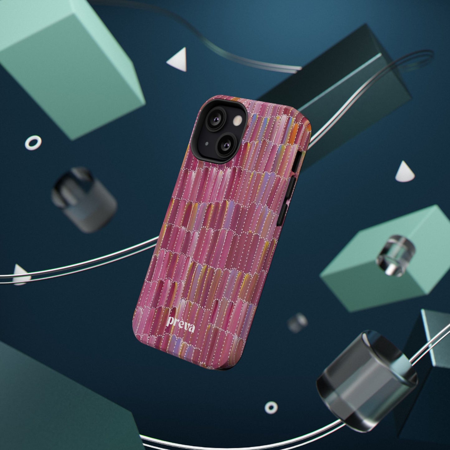 Pink Brushstroke Phone Case