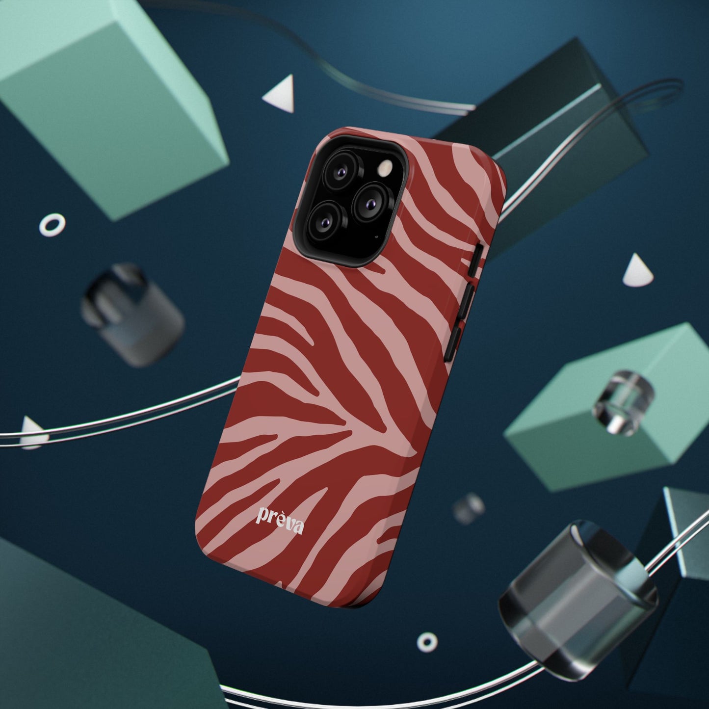 Red Zebra Phone Case