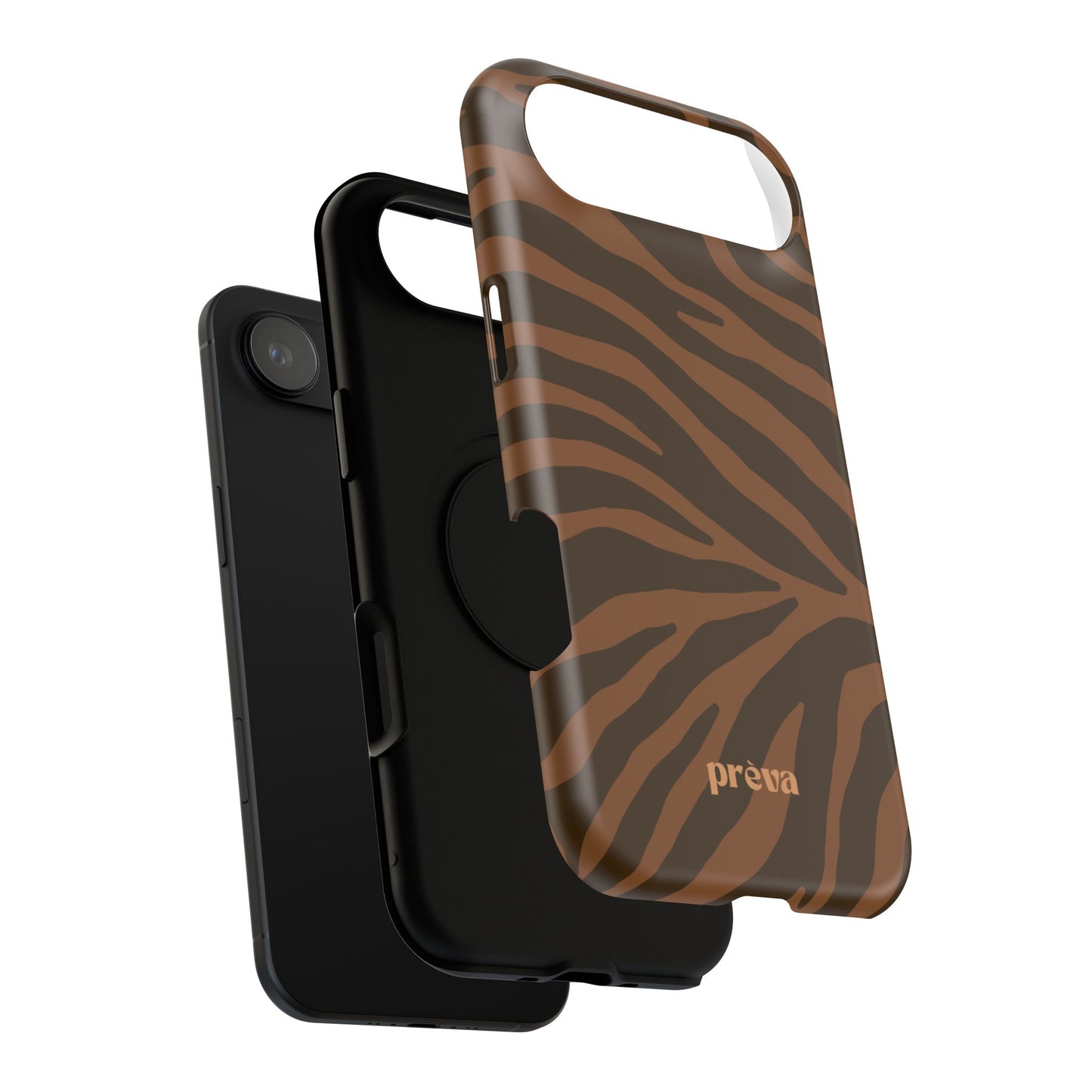 Brown Tiger Stripe Phone Case