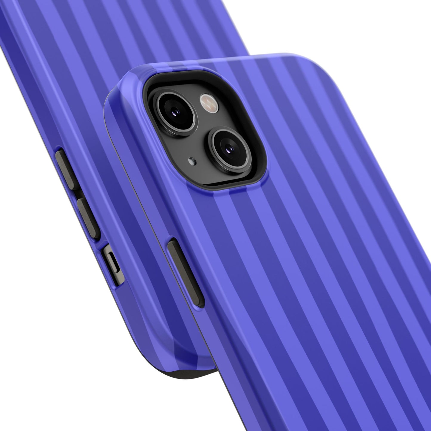 Neon Blue Stripes Phone Case