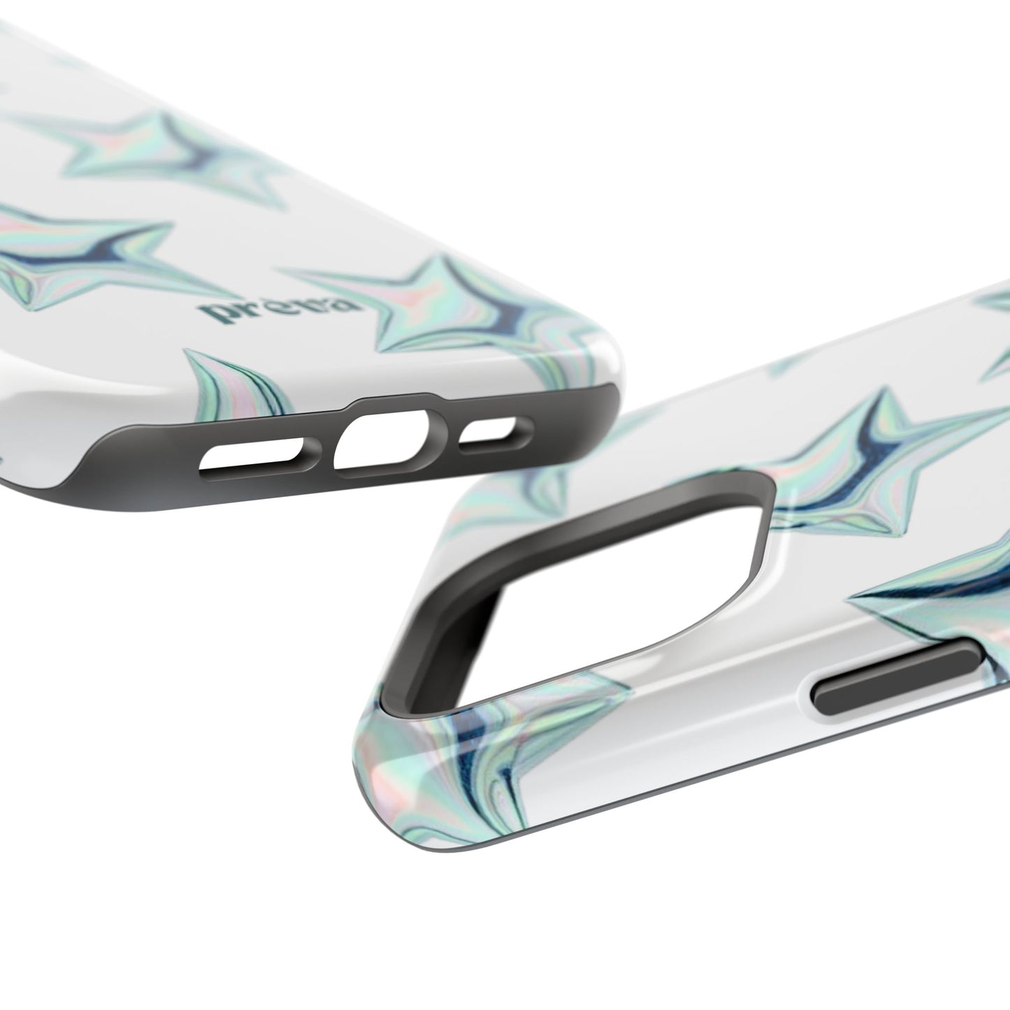 White Starburst Phone Case