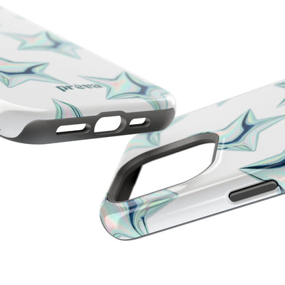 White Starburst Phone Case