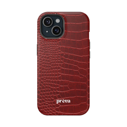 Red Croc Phone Case
