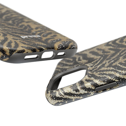 Phone Case — Impact‑Resistant Tiger Print Rug Texture