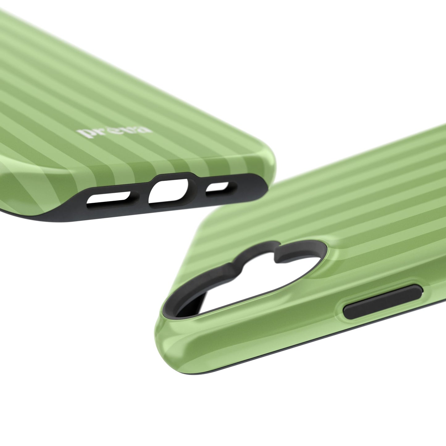 Light Green Stripes Phone Case