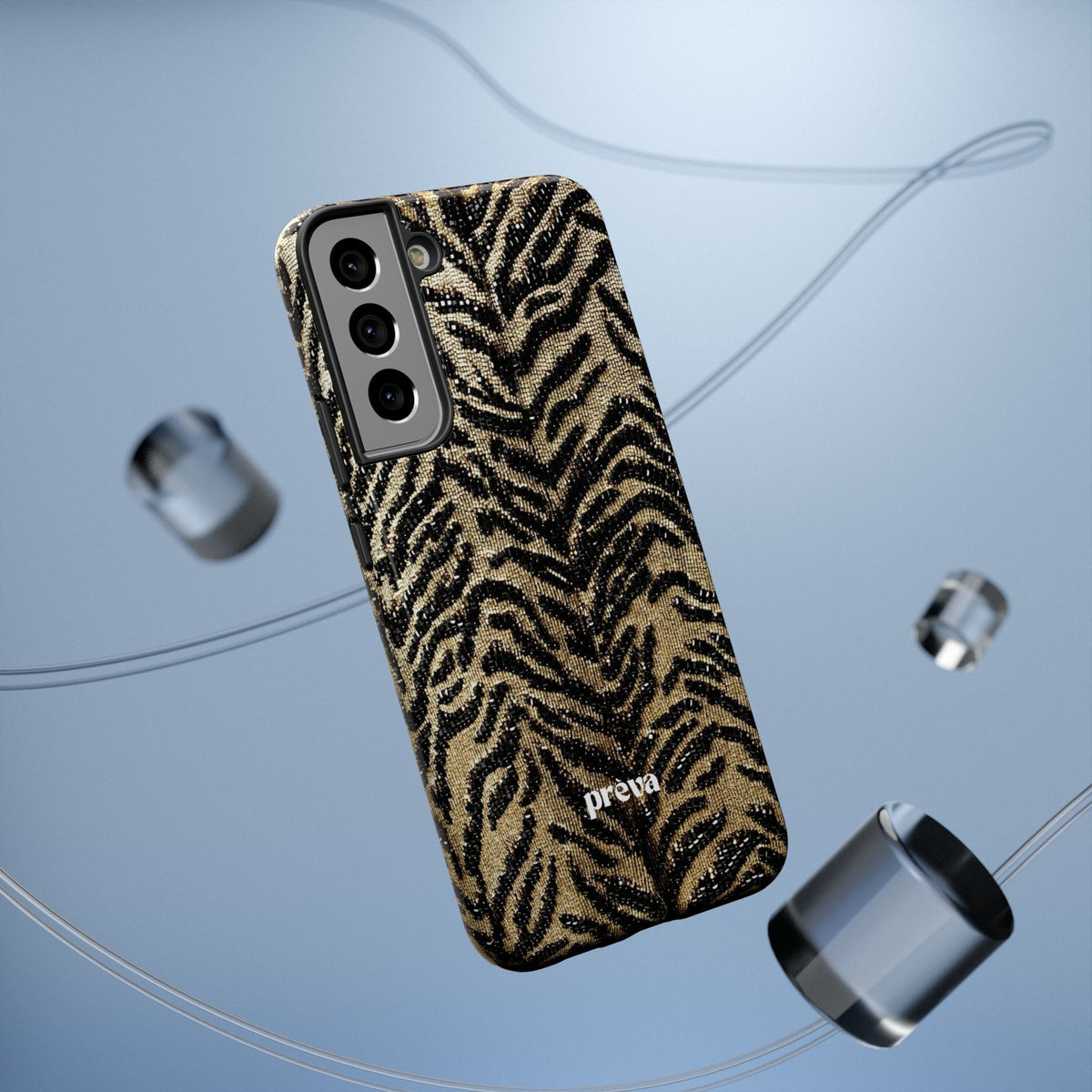 Phone Case — Impact‑Resistant Tiger Print Rug Texture