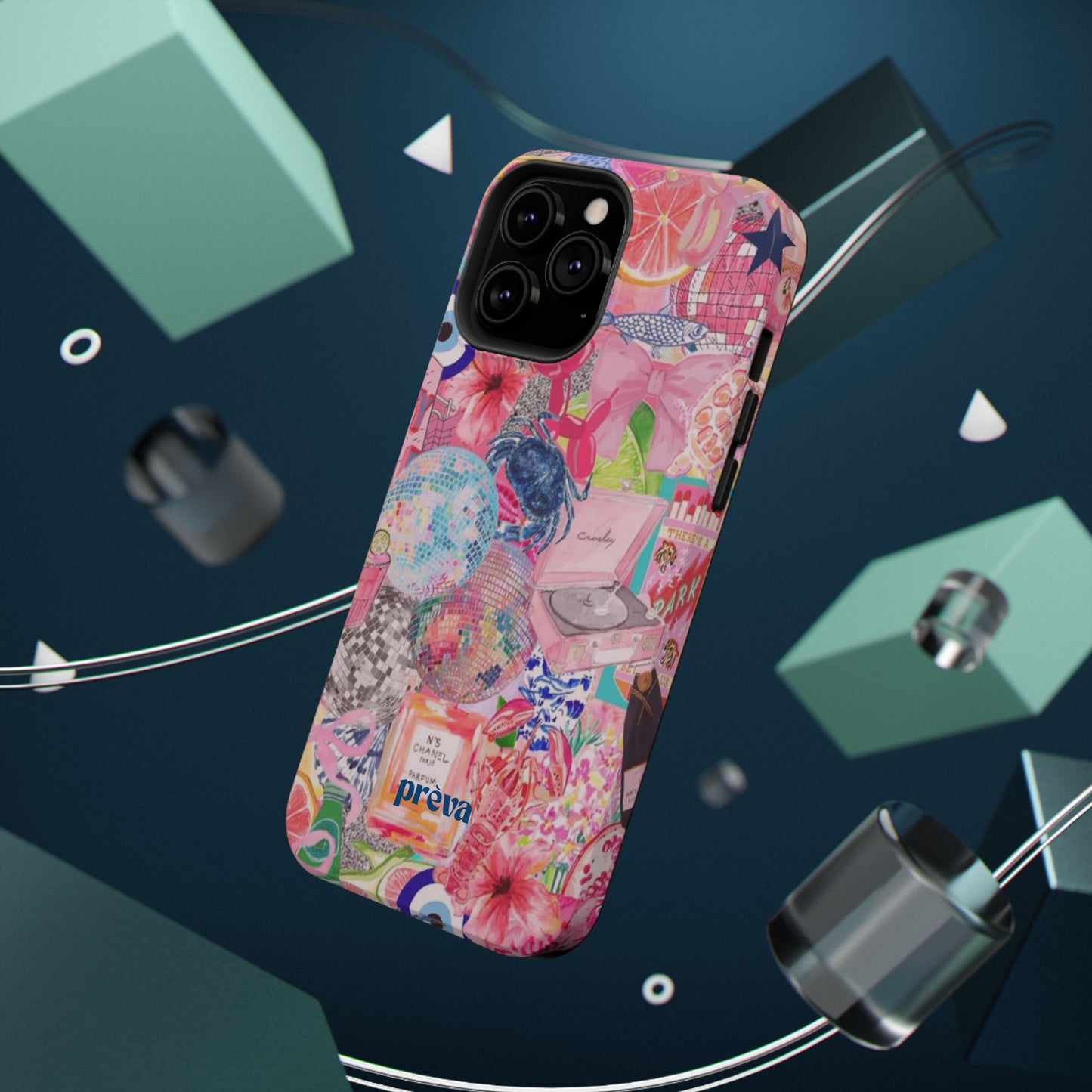 Floral & Pink Collage Phone Case