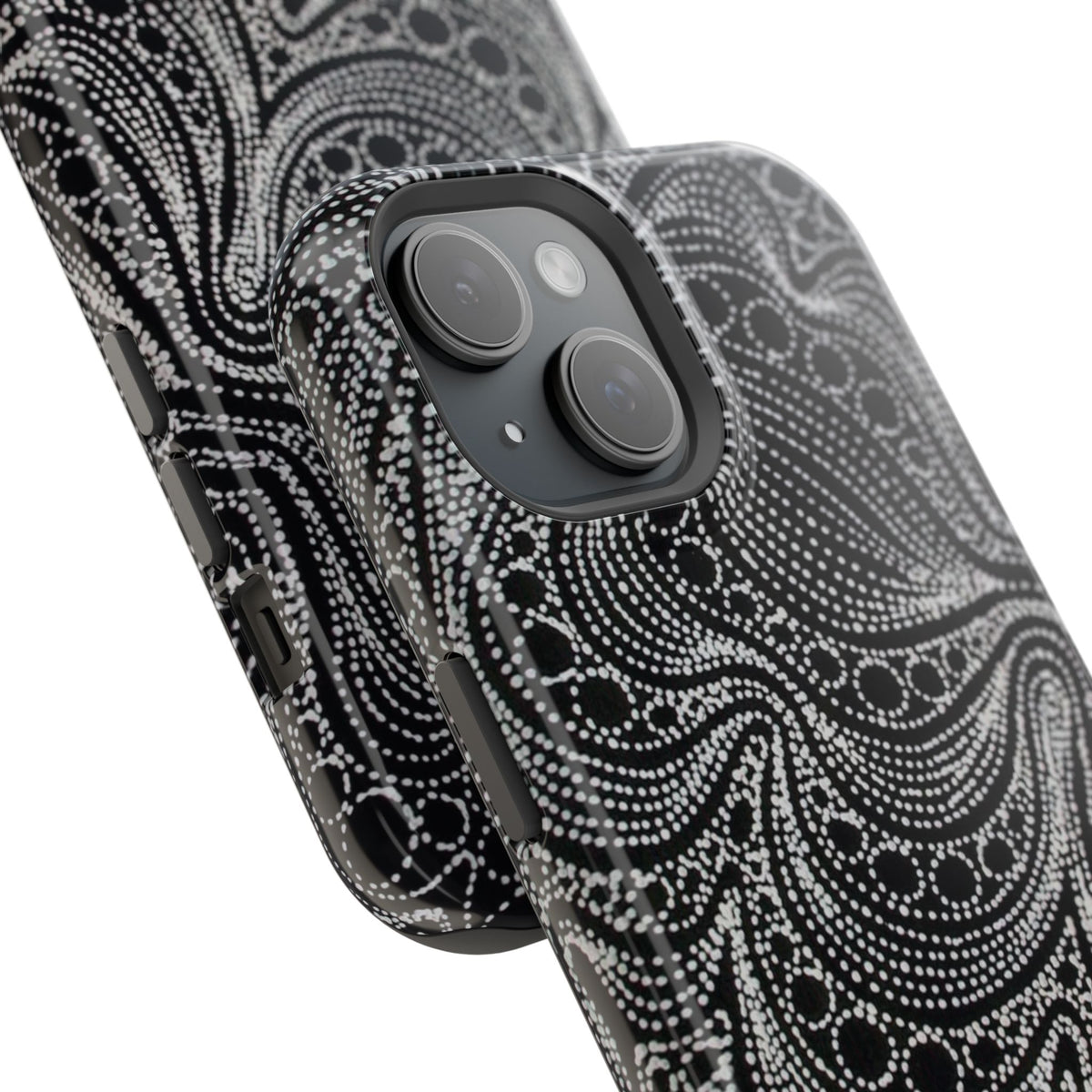 Abstract Midnight Lace Phone Case