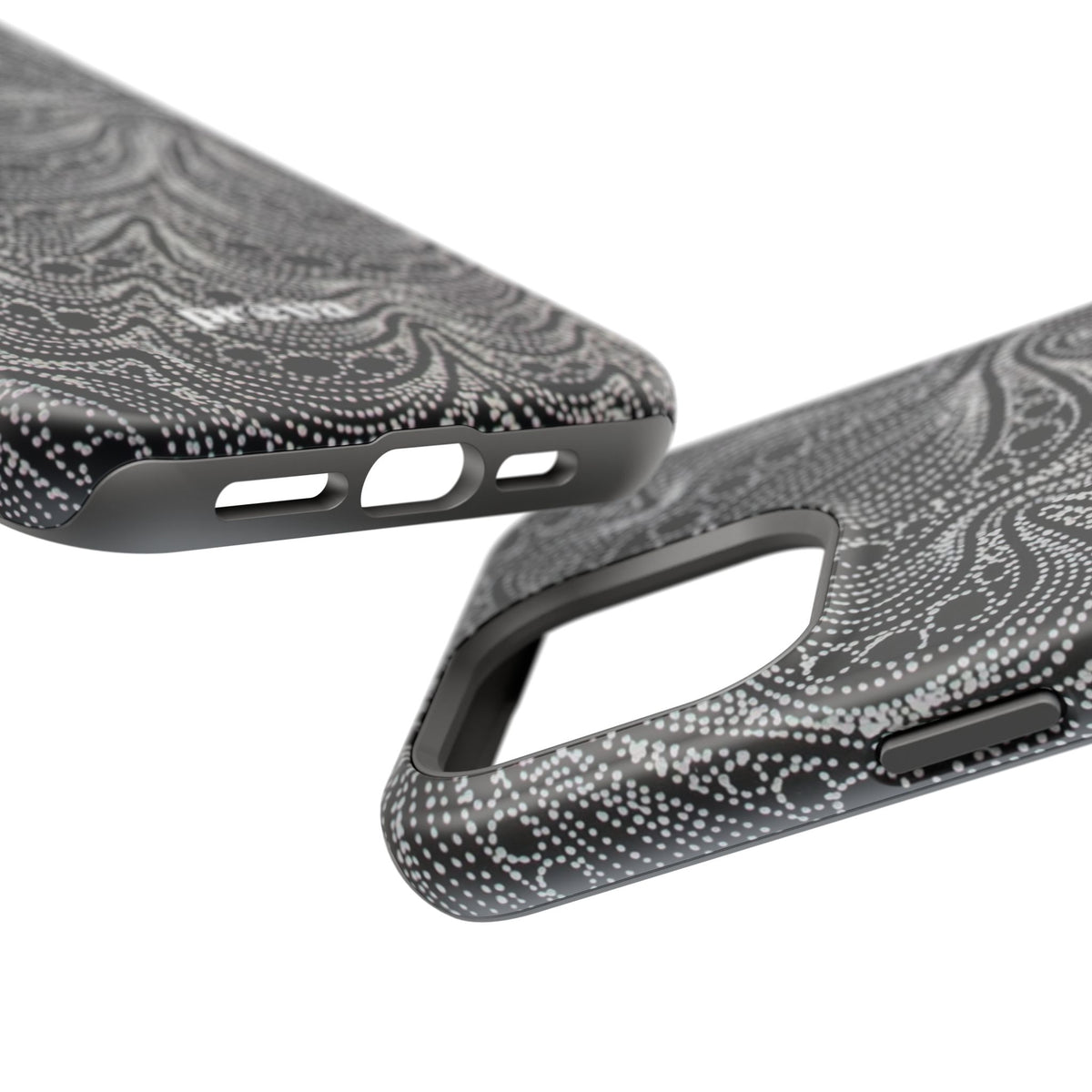 Abstract Midnight Lace Phone Case