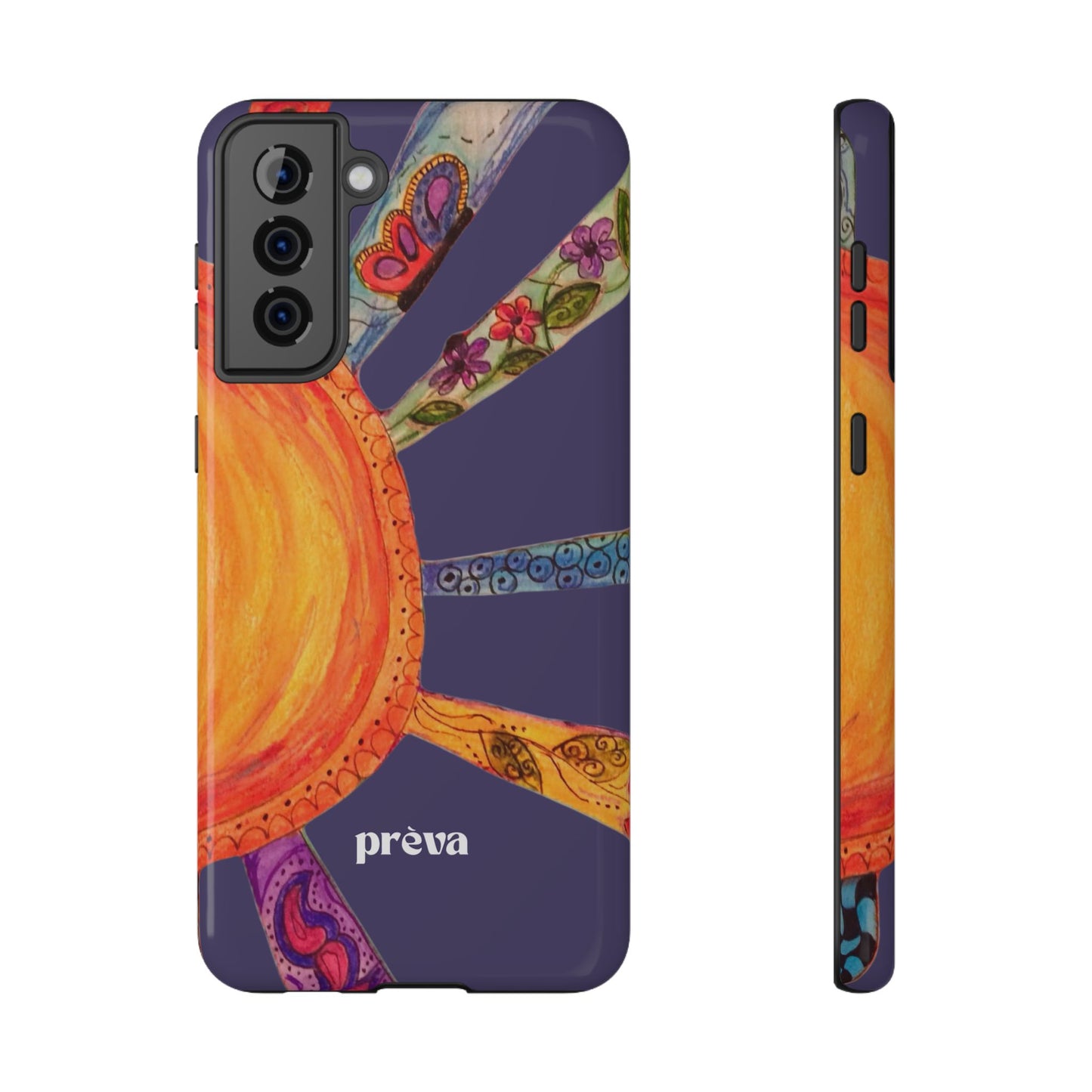 Purple Cancun Sun Phone Case