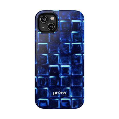 Blue Glass Tile Impact-Resistant Phone Case