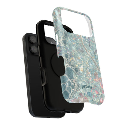 Marbled Seafoam Impact-Resistant Phone Case